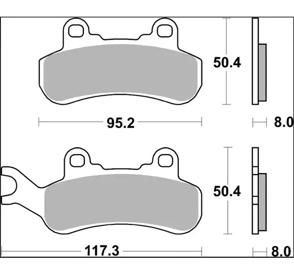 BREMBO Bremsbeläge & Bremsbacken - Detailansicht