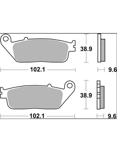 BREMBO Bremsbeläge & Bremsbacken - Detailansicht