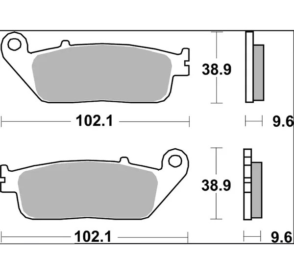 BREMBO Bremsbeläge & Bremsbacken - Detailansicht