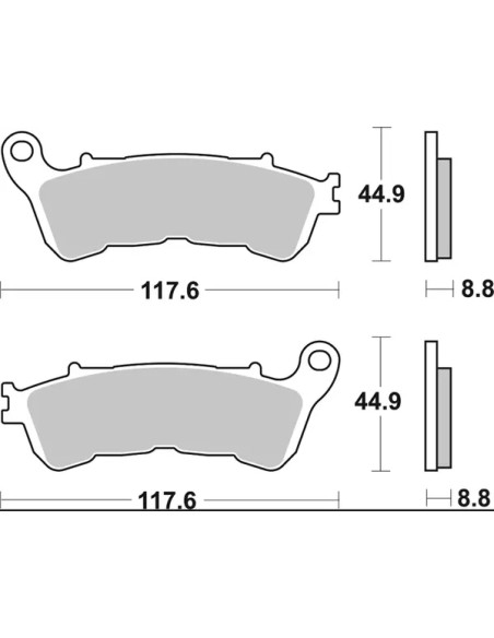 BREMBO Bremsbeläge & Bremsbacken - Detailansicht