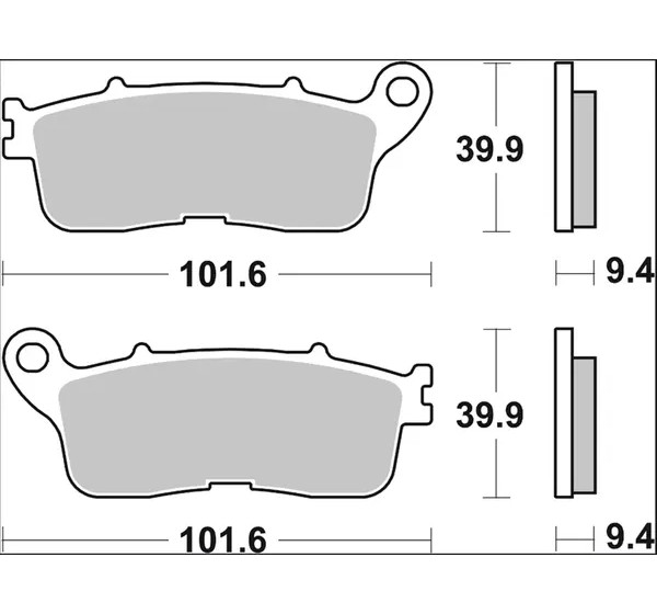 BREMBO Bremsbeläge & Bremsbacken - Detailansicht