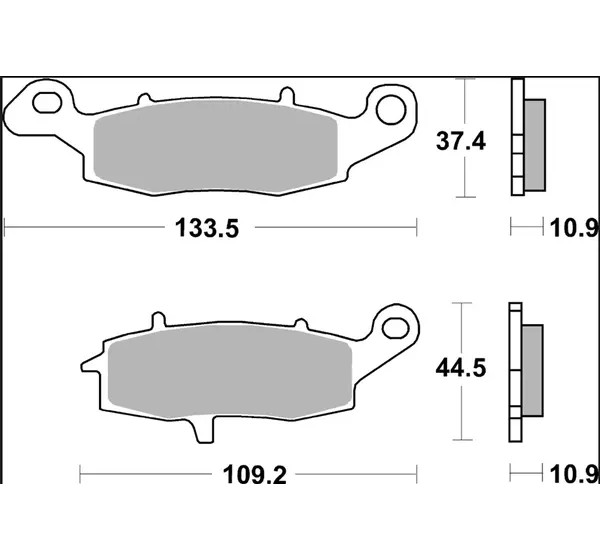 BREMBO Bremsbeläge & Bremsbacken - Detailansicht