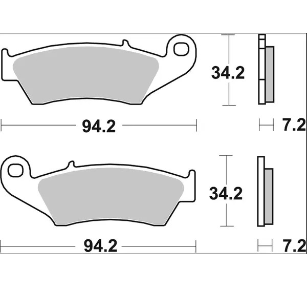 BREMBO Bremsbeläge & Bremsbacken - Detailansicht