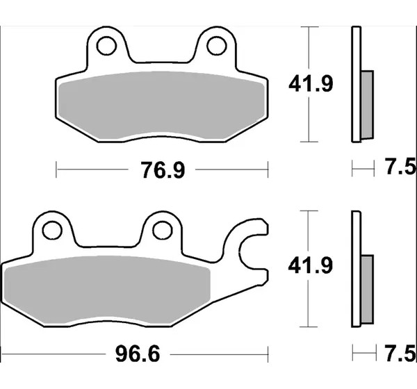 BREMBO Bremsbeläge & Bremsbacken - Detailansicht