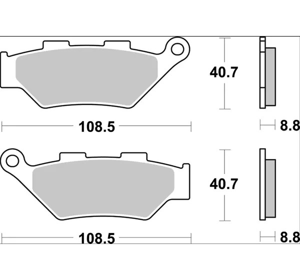 BREMBO Bremsbeläge & Bremsbacken - Detailansicht