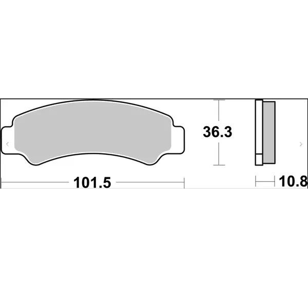 BREMBO Bremsbeläge & Bremsbacken - Detailansicht