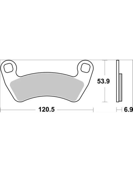 BREMBO Bremsbeläge & Bremsbacken - Detailansicht
