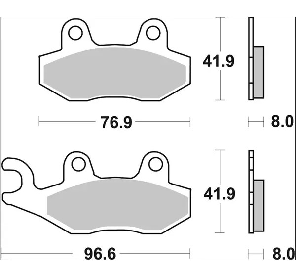BREMBO Bremsbeläge & Bremsbacken - Detailansicht