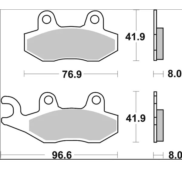 BREMBO Bremsbeläge & Bremsbacken - Detailansicht