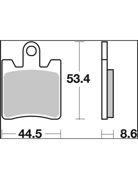 BREMBO Bremsbeläge & Bremsbacken - Detailansicht