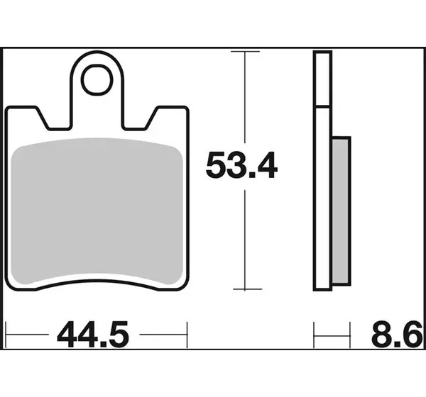 BREMBO Bremsbeläge & Bremsbacken - Detailansicht