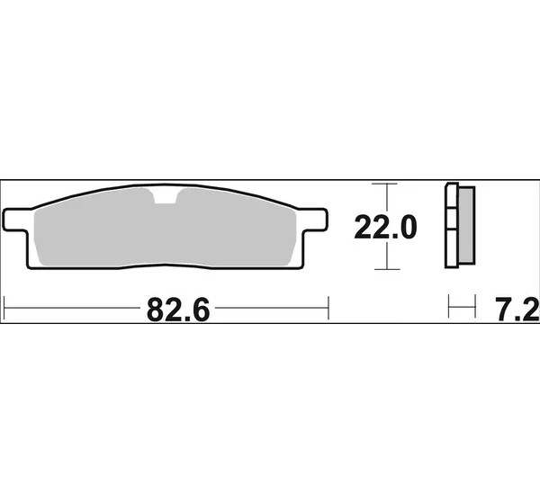 BREMBO Bremsbeläge & Bremsbacken - Detailansicht
