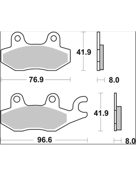 BREMBO Bremsbeläge & Bremsbacken - Detailansicht