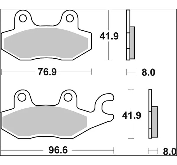 BREMBO Bremsbeläge & Bremsbacken - Detailansicht