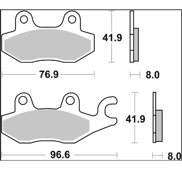 BREMBO Bremsbeläge & Bremsbacken - Detailansicht