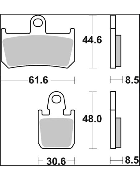 BREMBO Bremsbeläge & Bremsbacken - Detailansicht