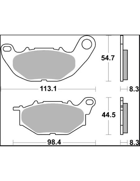 BREMBO Bremsbeläge & Bremsbacken - Detailansicht