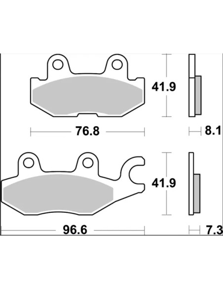 BREMBO Bremsbeläge & Bremsbacken - Detailansicht