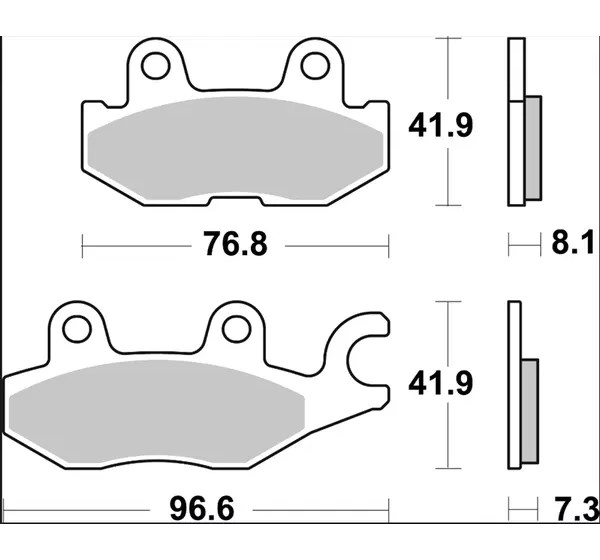 BREMBO Bremsbeläge & Bremsbacken - Detailansicht