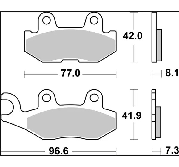 BREMBO Bremsbeläge & Bremsbacken - Einbaubeispiel