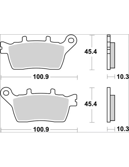 BREMBO Bremsbeläge & Bremsbacken - Detailansicht