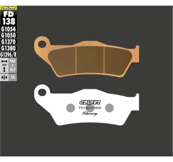 GALFER Bremsbeläge & Bremsbacken - BRAKE PAD SINTERED RACING OFF