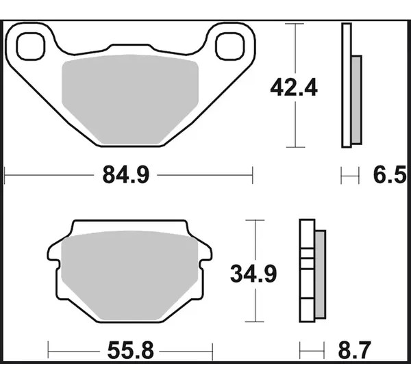 BREMBO Bremsbeläge & Bremsbacken - Detailansicht