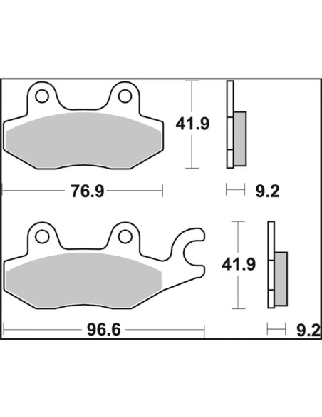 BREMBO Bremsbeläge & Bremsbacken - Detailansicht