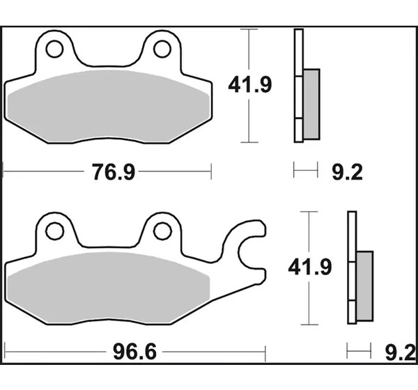 BREMBO Bremsbeläge & Bremsbacken - Detailansicht