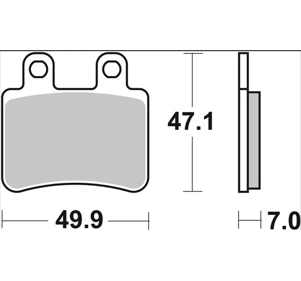 BREMBO Bremsbeläge & Bremsbacken - Detailansicht