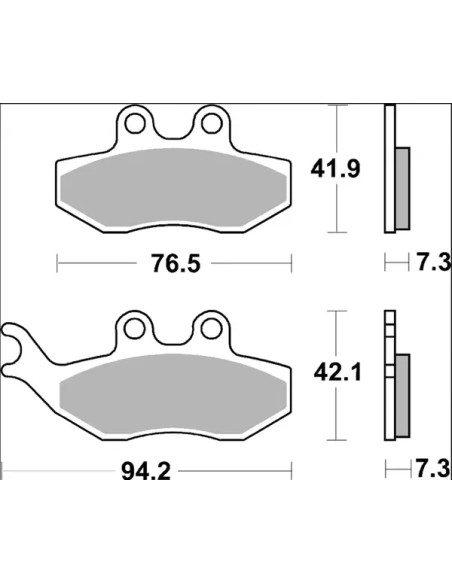 BREMBO Bremsbeläge & Bremsbacken - Einbaubeispiel