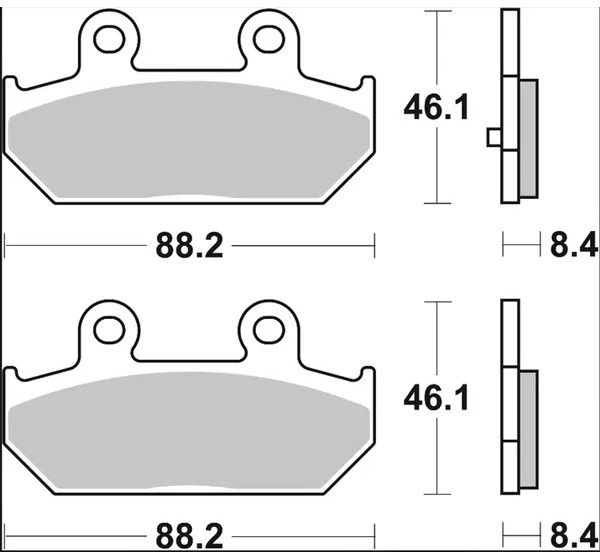 BREMBO Bremsbeläge & Bremsbacken - Detailansicht