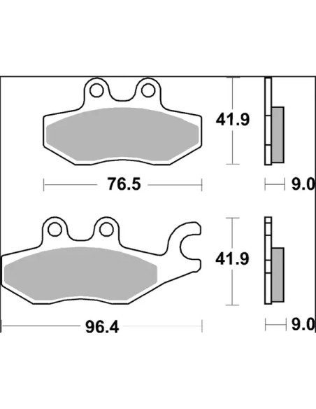 BREMBO Bremsbeläge & Bremsbacken - Detailansicht