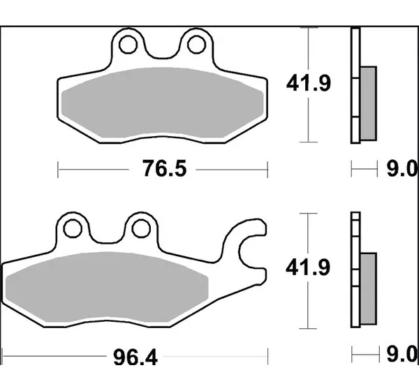 BREMBO Bremsbeläge & Bremsbacken - Detailansicht