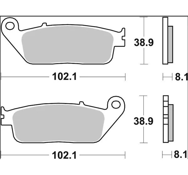 BREMBO Bremsbeläge & Bremsbacken - Detailansicht