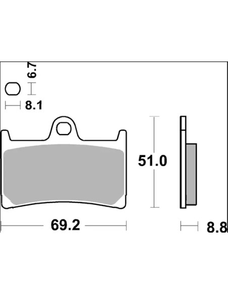 BREMBO Bremsbeläge & Bremsbacken - Detailansicht