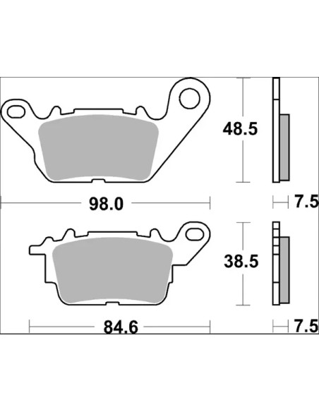 BREMBO Bremsbeläge & Bremsbacken - Einbaubeispiel