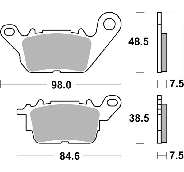 BREMBO Bremsbeläge & Bremsbacken - Einbaubeispiel