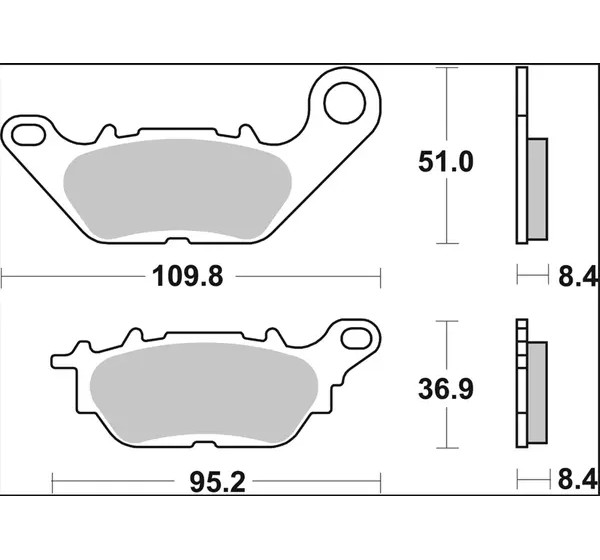 BREMBO Bremsbeläge & Bremsbacken - Einbaubeispiel