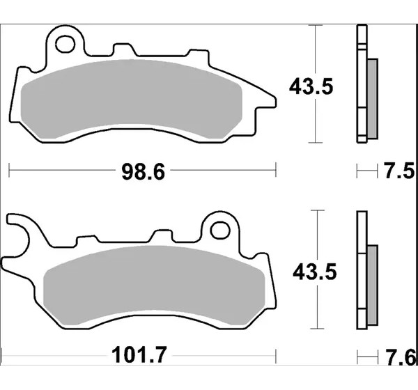 BREMBO Bremsbeläge & Bremsbacken - Detailansicht