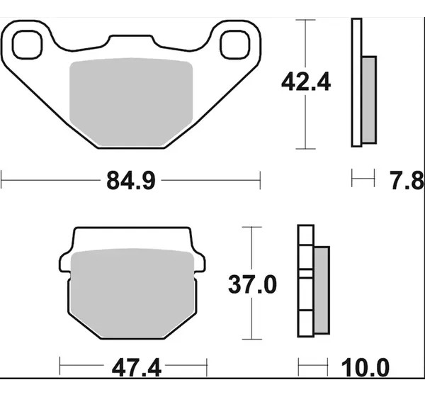 BREMBO Bremsbeläge & Bremsbacken - Detailansicht