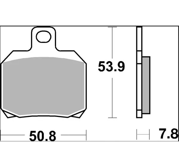 BREMBO Bremsbeläge & Bremsbacken - Detailansicht