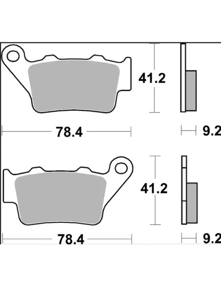 BREMBO Bremsbeläge & Bremsbacken - Detailansicht