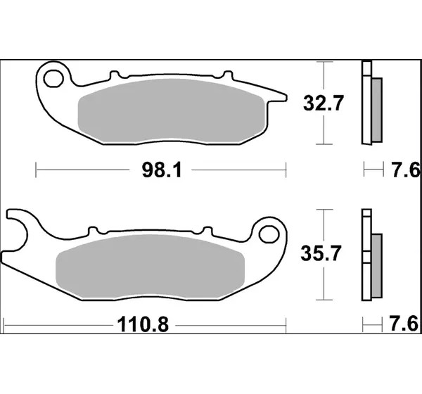 BREMBO Bremsbeläge & Bremsbacken - Detailansicht