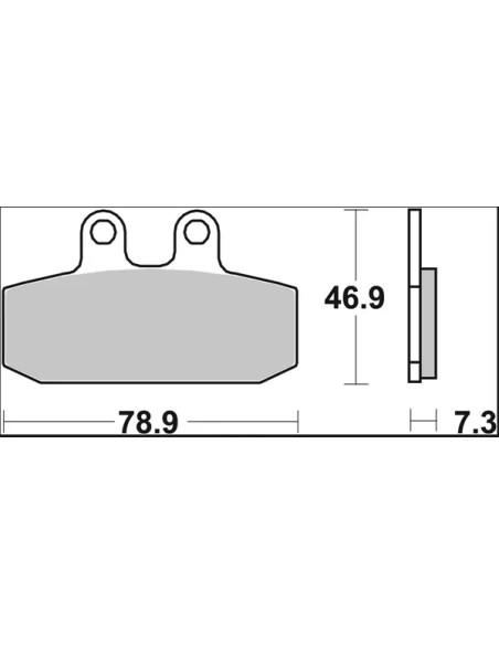 BREMBO Bremsbeläge & Bremsbacken - Detailansicht