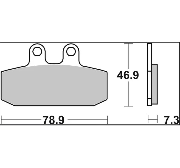 BREMBO Bremsbeläge & Bremsbacken - Detailansicht