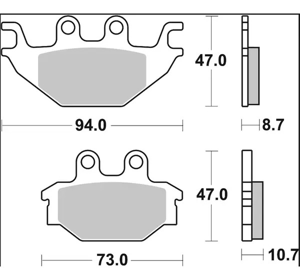 BREMBO Bremsbeläge & Bremsbacken - Detailansicht
