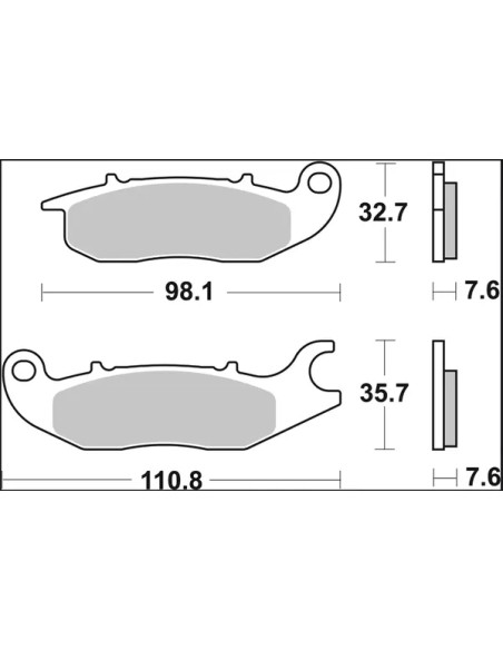 BREMBO Bremsbeläge & Bremsbacken - Detailansicht