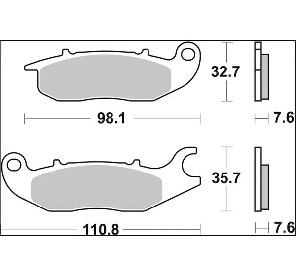 BREMBO Bremsbeläge & Bremsbacken - Detailansicht