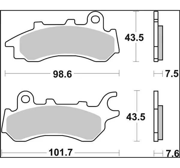 BREMBO Bremsbeläge & Bremsbacken - Detailansicht